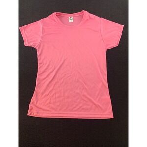 C2 Sport Pink Short Sleeve Athletic T Shirt Ladies Size S
